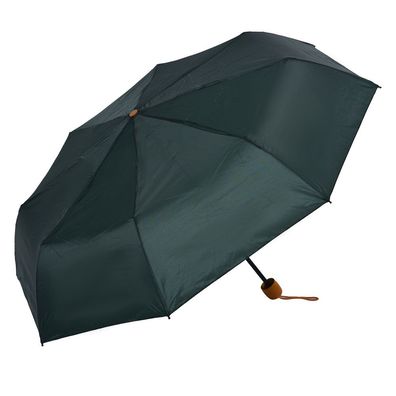 Clayre & Eef Faltbarer Regenschirm 56 cm Grün Synthetisch