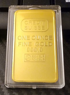 Credit Suisse Schweizer Replikat Barren Gold Plated (SB0307241)