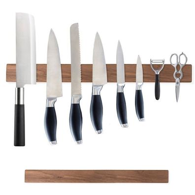 Magnetleiste Messerhalter für Messer Utensilien Messerleiste 35 cm Magnet Holz 10909