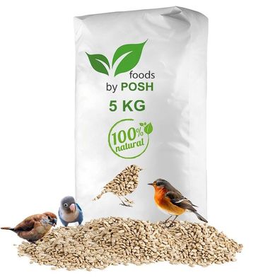 Sonnenblumenkerne geschält Streufutter Vogelfutter Vögel Wildvögel 5KG