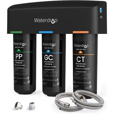 Waterdrop TSA Untertisch Wasserfiltersystem, NSF/ ANSI 42 Zertifiziert