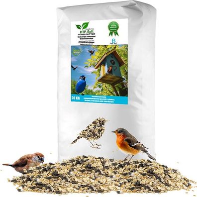 Vogelfutter Wildvogelfutter Streufutter fér Vögel Ganzjahresfétterung Mix B 20KG