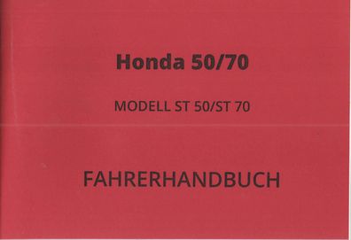 Bedienungsanleitung Honda Dax ST 50/ 70