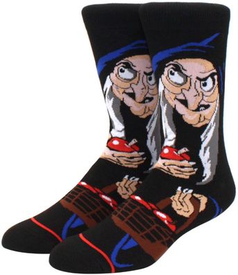 Hexe Malefiz Socken - Kingdom Hearts 360° Lustige Maleficent Cartoon Motiv-Socken