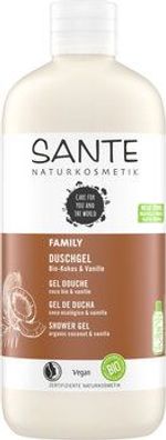 Sante 3x SANTE FAMILY Duschgel Bio-Kokos & Vanille 500ml 500ml
