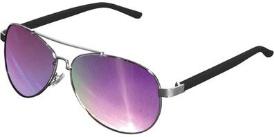 MSTRDS Sonnenbrille Sunglasses Mumbo Mirror Silver/ Purple