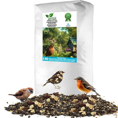 Vogelfutter Premium | Wildvogelfutter | Streufutter fér Vögel Ganzjahresfétterung 5kg