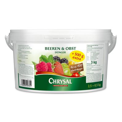 Chrysal Beeren und Obst Dünger - Aktion 2,5 kg + 500 g extra