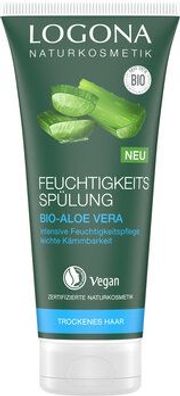 Logona 6x Feuchtigkeits Spülung Bio-Aloe Vera 200ml