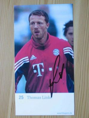 FC Bayern München Saison 03/04 Thomas Linke Autogramm!!