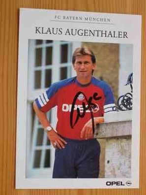 FC Bayern München - Klaus Augenthaler - handsigniertes Autogramm!!!
