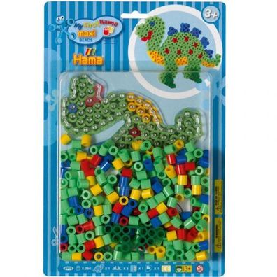 Hama® Bügelperlen Maxi - Blister Dino 250 Stück