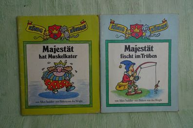 Allen Saddler Joe Wright Majestät hat Muskelkater & fischt im Trüben Erstausgabe 80er