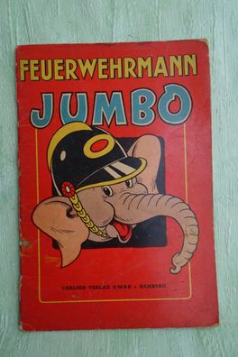 Feuerwehrmann Jumbo Carlsen Vilh Hansen Bilderbuch 50er Jahre Lustige Gesellen