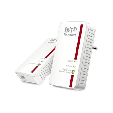 AVM FRITZ!Powerline 1240E WLAN Set 1200 MBit 2er KIT (1x LAN)