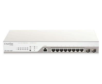 D-Link DBS-2000-10MP Nuclias 10-Port Layer2 PoE+ Giga Switch