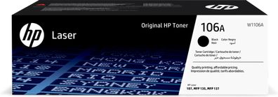 HP 106A Schwarz Original Laser Tonerkartusche