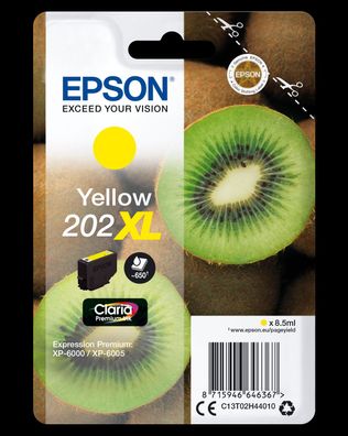 Epson Tintenpatrone 202XL Yellow (650 Seiten)