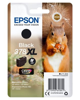 Epson Tintenpatrone 378XL Schwarz