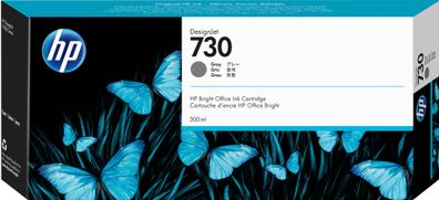 HP Tintenpatrone Nr. 730 Grau 300ml