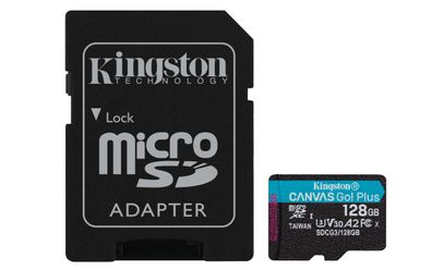 Kingston 128GB microSDXC Canvas Go Plus 170R A2 U3 V30 Card