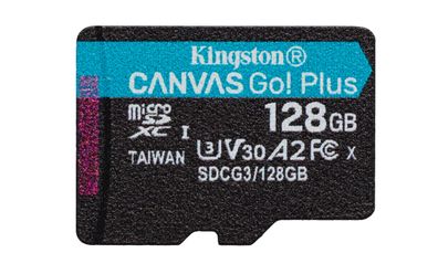 Kingston 128GB microSDXC Canvas Go Plus 170R A2 U3 V30 Single