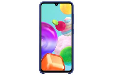 Samsung Silicone Cover EF-PA415 für Galaxy A41, Blue