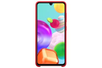 Samsung Silicone Cover EF-PA415 für Galaxy A41, Red