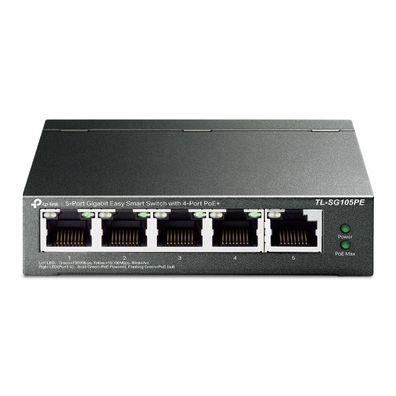 TP-Link TL-SG105PE 5-Port Gigabit (4x PoE+) L2 Smart Switch