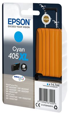 Epson Tintenpatrone 405XL Cyan (14,7ml)