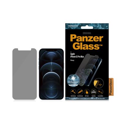 PanzerGlass iPhone 12 ProMax Privacy Antibakt., Standard Fit