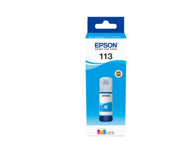 Epson Tintenflasche 113 Cyan (70ml ca. 6.000 S.) EcoTank