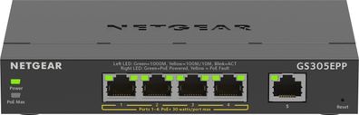 Netgear GS305EPP 5-Port Gb Eth PoE+ Smart Mgd Plus Switch