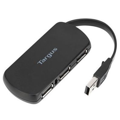 Targus 4 Port USB 2.0 Hub Schwarz