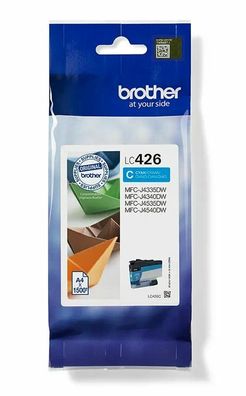 Brother Tintenpatrone LC-426C Cyan (ca. 1500 Seiten)