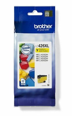 Brother Tintenpatrone LC-426XLY Gelb (ca. 5000 Seiten)