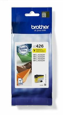 Brother Tintenpatrone LC-426Y Gelb (ca. 1500 Seiten)