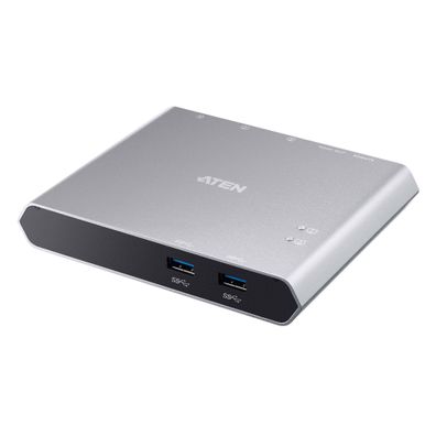 ATEN US3310 2-Port USB 3.2 Gen 1 Typ-C Dock Switch mit Power Pass-through