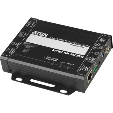 ATEN VE2812AT Video-Extender Sendereinheit HDMI und VGA HDBaseT Sender mit POH,