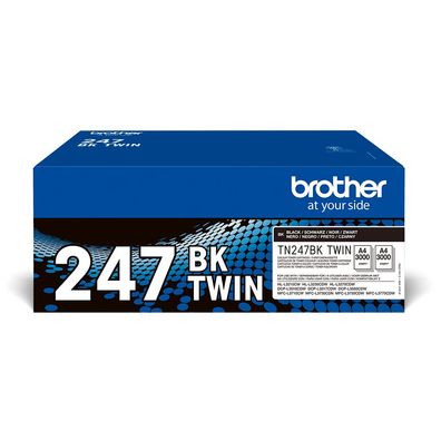 Brother Toner Doppelpack TN-247BKTWIN (ca. 2x 3000 Seiten)