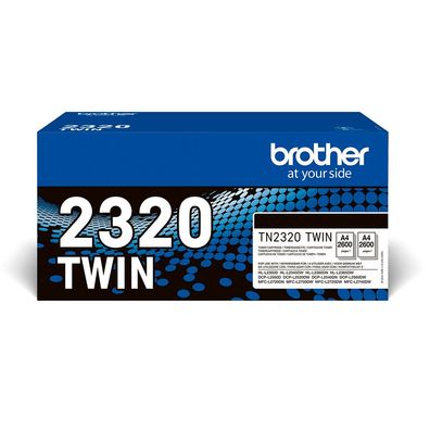 Brother Toner Doppelpack TN-2320TWIN (ca. 2x 2600 Seiten)