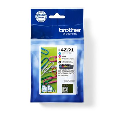 Brother Tintenpatronen LC-422XLVALDR Multipack (je 1xBK/M/C/Y)