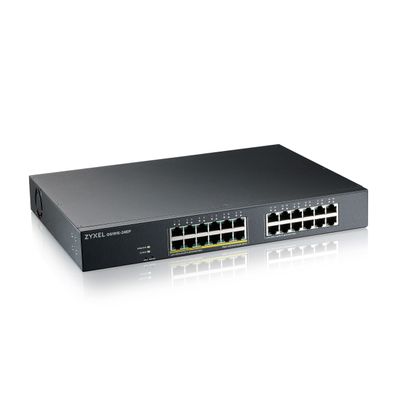 ZyXEL Zyxel GS1915-24EP 24-port GbE Smart Switch, NebulaFlex