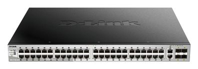 D-Link DGS-3130-54PS/E 54-Port L2+ PoE Gigabit Stack Switch