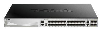 D-Link DGS-3130-30S/E 30-Port L2+ Fiber Gigabit Stack Switch