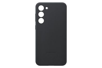 Samsung Leather Cover für Galaxy S23 + , Black