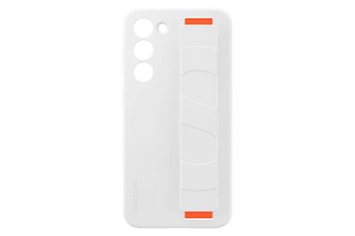 Samsung Silicone Grip Case für Galaxy S23 + , White