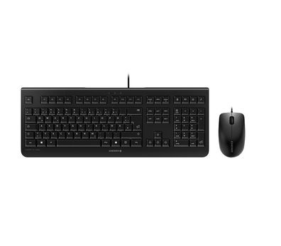 CHERRY DC 2000 USB-Tastatur mit Maus Set schwarz