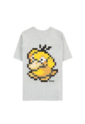 Pokemon - Pixel Psyduck - Women's Short Sleeved T-Shirt Grey