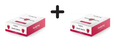 2 x foodspring Shape Shots (21x5g) Raspberry